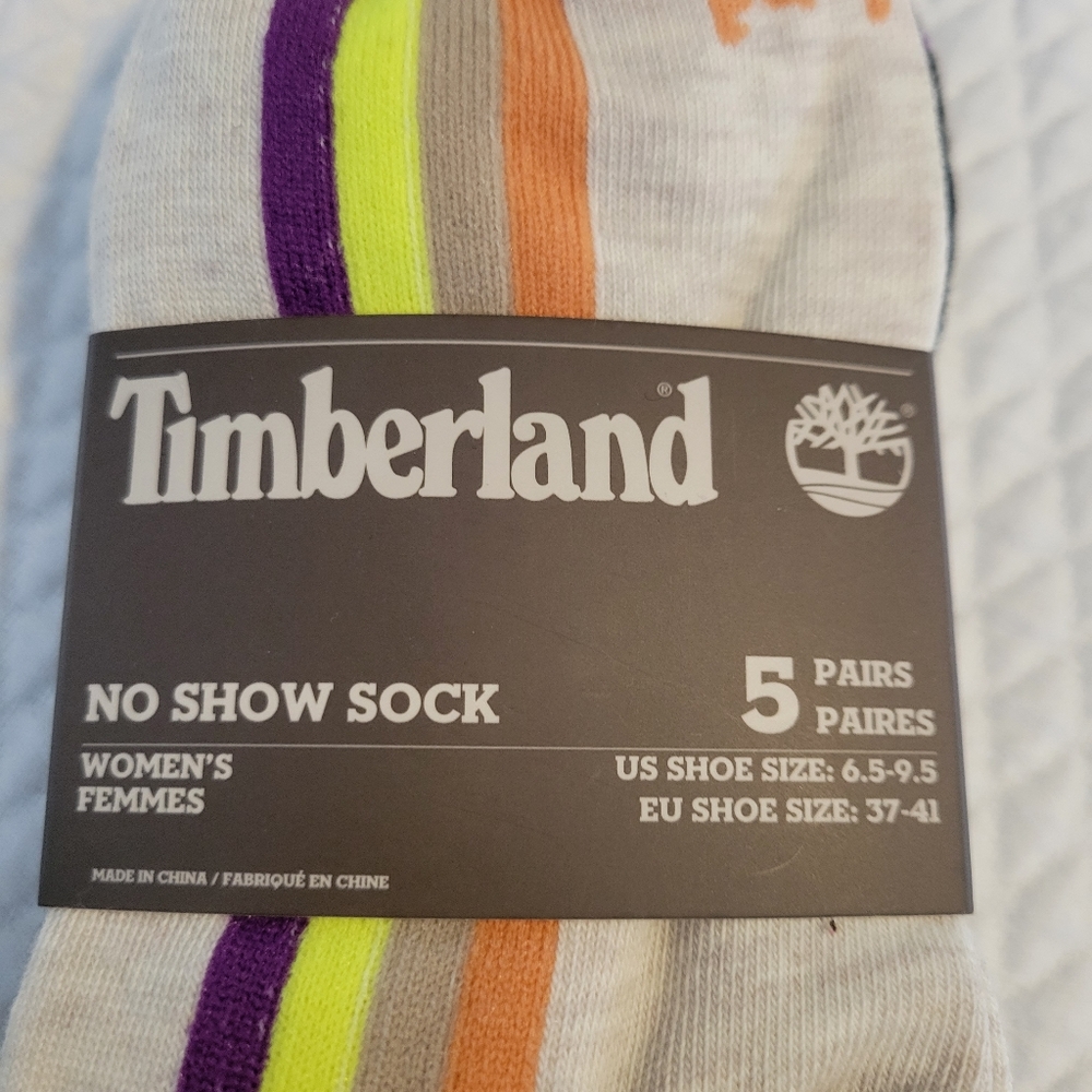 Timberland women's no show socks size 6.5-9.5 - Picture 2 of 6